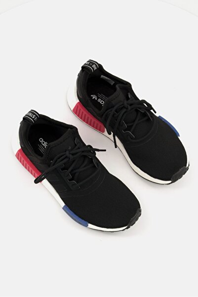 adidas Kids NMD Lace Up Outdoor Shoes, Black