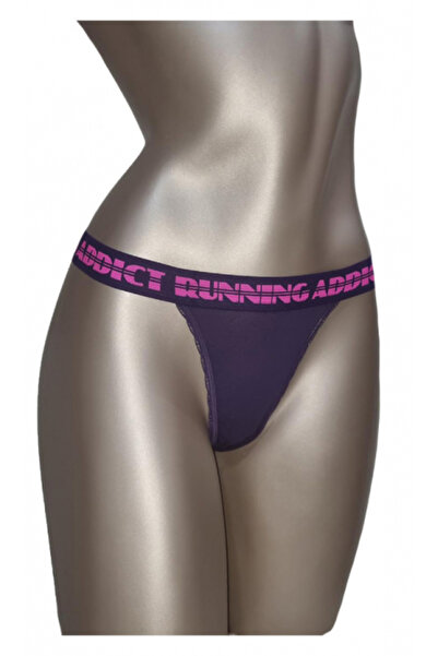 Ioana boutique Purple cotton thong