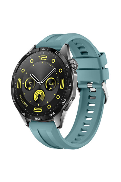 Sneezy حزام ساعة رياضي من السيليكون الناعم مع مشبك معدني متوافق مع ساعة هواوي...