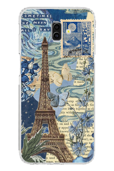 TechTree Samsung Galaxy J6 Plus Compatible Paris and Eiffel Tower Printed Silicone Case