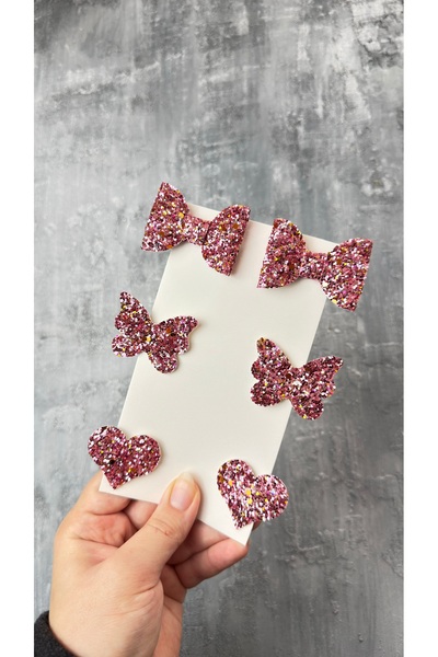 Toka Perisi Pudra Miks Stella Simli Glitter Fiyonk Kalp Kelebek (metal 5cm /3...