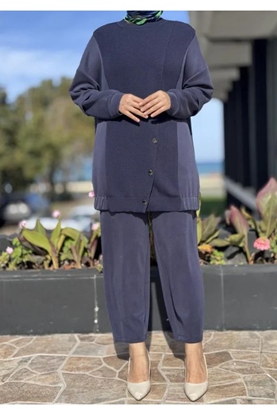 Tığ Triko Combined Pants Suit -5041