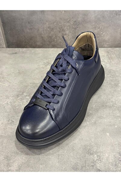 MARCOMEN Handmade Genuine Leather Casual Shoes with Vibration and Massage Sole Feature