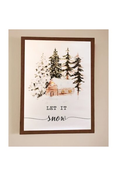 OEM Χριστουγεννιάτικος πίνακας δώρου 'Χειμερινή Χώρα των Θαυμάτων', εκτύπωση ...