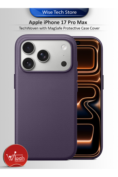 Wtech غطاء حماية تيك ووفِن مع ماج سيف لهاتف أبل آيفون 17 برو ماكس 5G 2025
