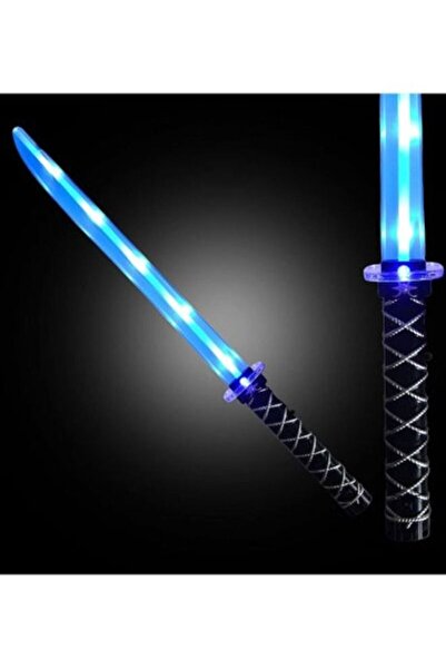 ACLIX Pack Of 2 Flashing Ninja Swords LightSaber LED Sword Toys with Sound and Light for Boy Girls B