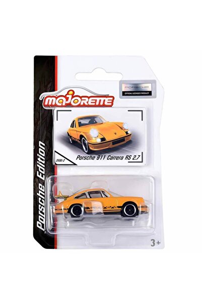 Majorette Porsche 911 Carrera RS 2.7 Yellow Model Car