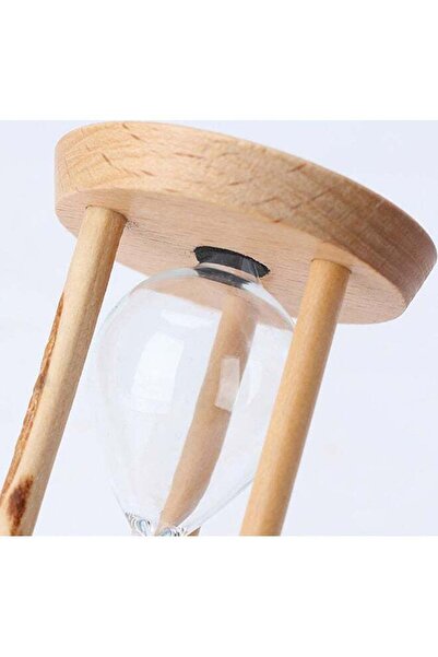 Generic Hourglass Sand Timer Yellow/Beige 9x4.7cm