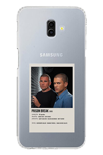 TechTree حافظة سيليكون متوافقة مع هاتف سامسونج جالاكسي J6 PLUS بتصميم Prison ...