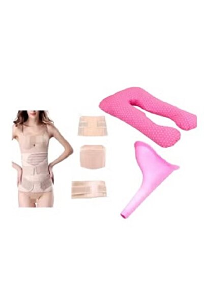 Generic وسادة نوم للحوامل على شكل حرف U + قمع تبول للطوارىبعد الحمل مباشرة+ م...