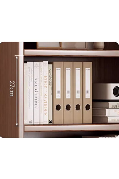 KEKE Modern Solid Wood Bookshelf Floor Rack Wall Mounted Bookcase and Display Cabinet for Living Room