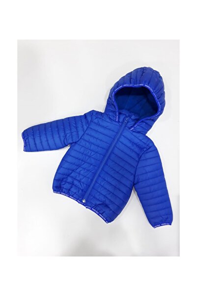 Midimod Gold معطف أطفال مبطن ببطانة ويلسوفت - أزرق بلون الكوبالت