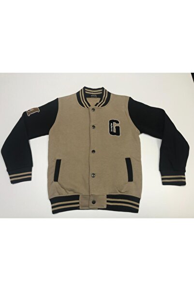 Baby Slon Kids Clup Kışlık 3 iplik nakışlı cepli unisex kolej ceket sweatshir...