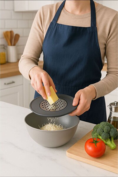 Buğra Home وعاء خلط وتخزين من رينديلي 4 قطع/4.6 لتر