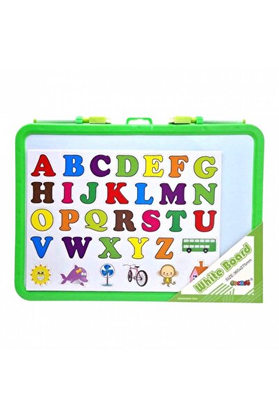 OEM Tablă magnetică educativă cu litere colorate - alfabet pentru copii, verde