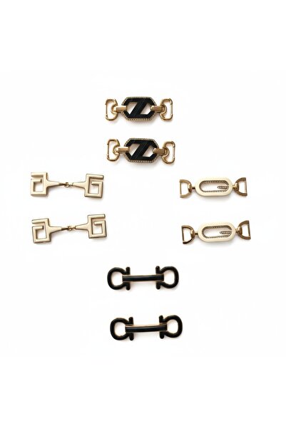 KumaşEvi Metal Tokalar 5’li Set – Çanta, Ayakkabı ve Kemer Süsleme İçin Dekor...