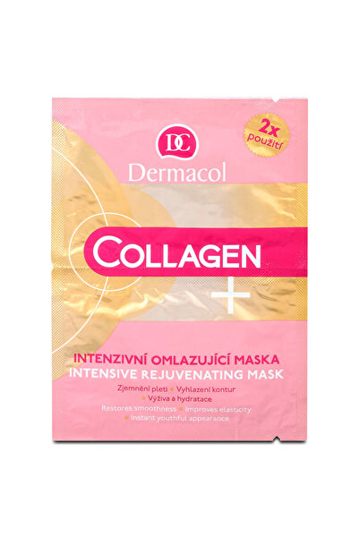 Dermacol Set Duo, Dermacol, Colagen +, Mască cremă rejuvenantă, Pentru față, 2 buc, 8 g