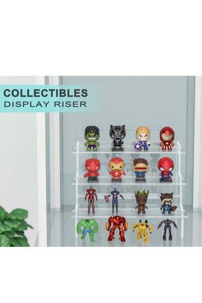 Generic Acrylic Display Risers 9.5" Clear Perfume Organizer Tiered Display Stand