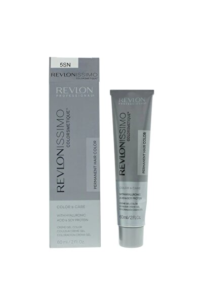 Revlon , Revlonissimo Colorsmetique, Color & Care Complex, Permanent Hair Dye, 5SN Light Brown, 60 ml