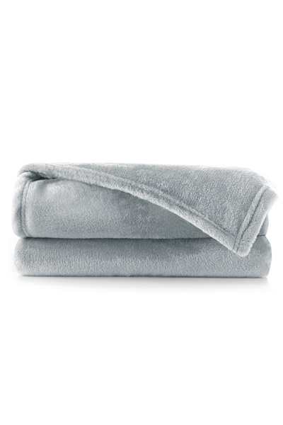 Deco King Classic pattern microfiber blanket, Small, 240 g/m2, 150x200 cm, gray