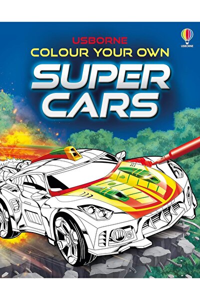 Usborne Publishing Ltd Colour Your Own Super Cars (Colouring Books)