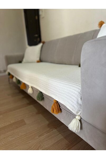 SdfHome PÜSKÜLLÜ KOLTUK ÖRTÜSÜ 1 ADET 90 X 210