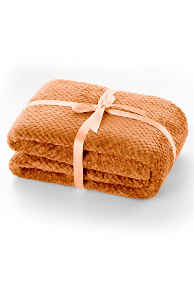 Deco King Modern style blanket with embossed jacquard pattern, Henry, 240 g/m2, 170x210 cm, ocher