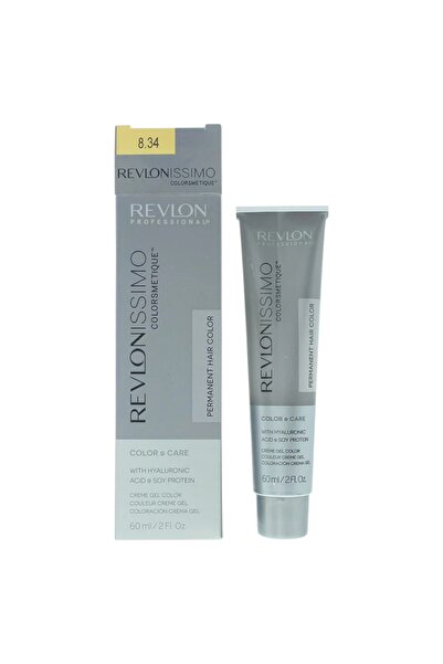 Revlon , Revlonissimo Colorsmetique, Permanent Hair Dye, 8.34 Light Coppery Gold Blonde, 60 ml