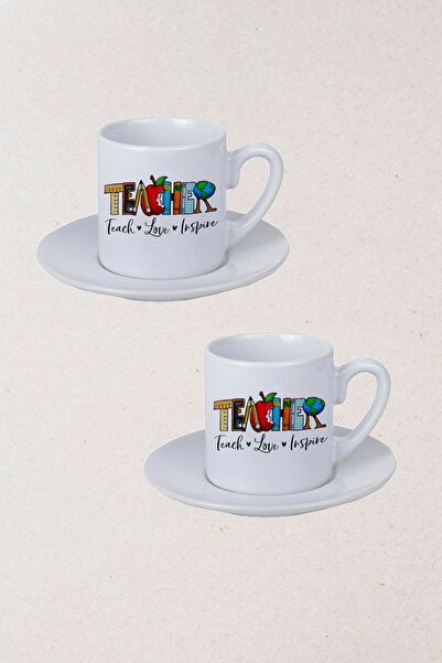 Ormira Konsept طقم فناجين قهوة تركية مكون من قطعتين من شركة آيكوند تيتشر، مود...