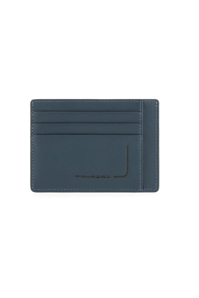 PIQUADRO , Piquadro, Leather Card Holder, RFID Anti-Fraud Protection, For Men