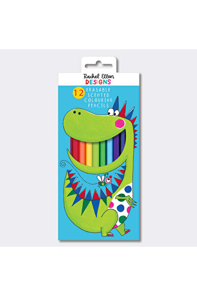 Rachel Ellen Design Rachel Ellen - Dinosaur Kokulu ve Silgili Boya Kalem Seti