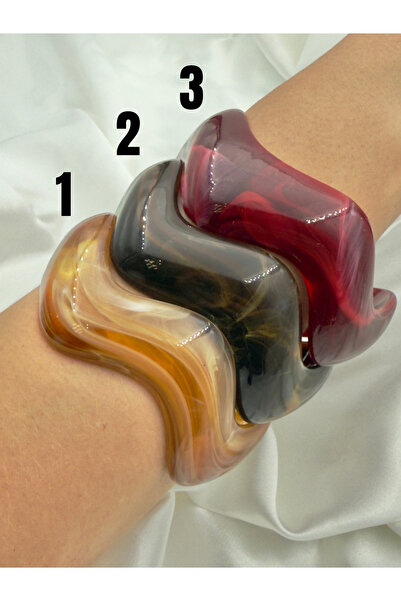 Snartun Nature-Inspired Colorful Wave-Shaped Bone Bracelet - Bone Bracelet | ...