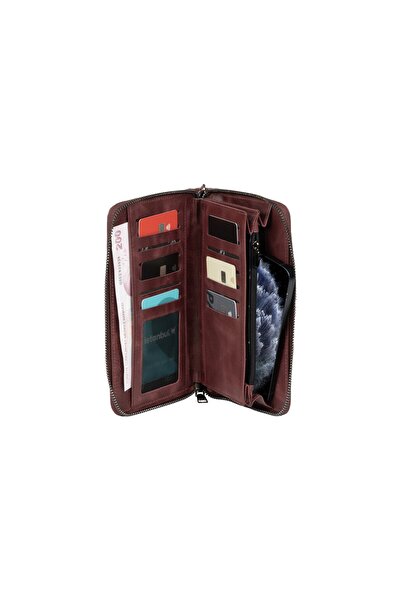 DeriDünyası Genuine Leather Handbag