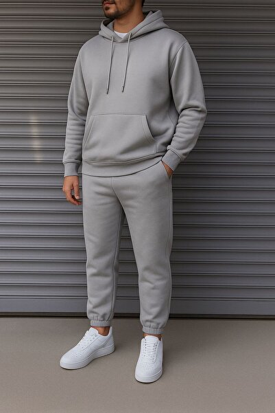 KONSEPT35 SET cu căptușeală din fleece FMAN PENTRU BĂRBAȚI 3 FIȘURI KA cu glu...