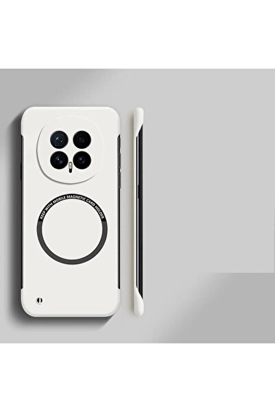 Generic Magnetic Case for Honor Magic 8 Pro 5G，without Edges，Ultra Slim，Solid Color Premium Shockproof Cover