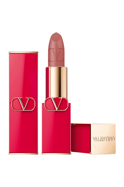 Valentino , Rosso, Matte, Cream Lipstick, 123R, Refillable, 3.5 g