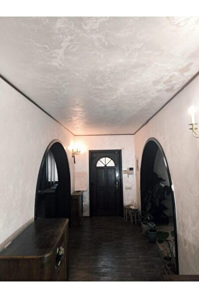 YaYa Color Luxury Decorative Paint, Eva Madreperla with Glass Flakes, Pearl White, 1 Liter