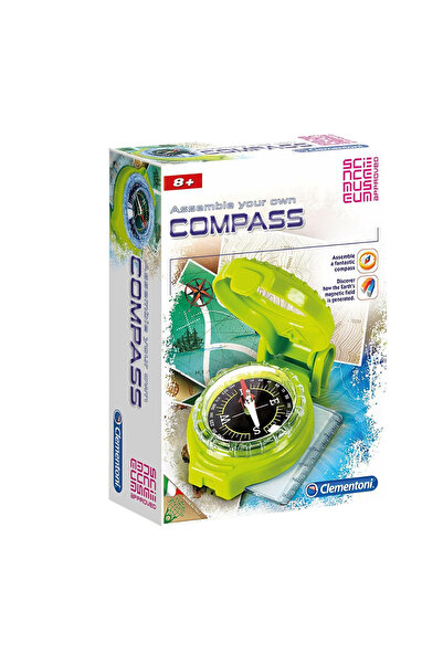 CLEMENTONI , Science Museum, Compass, Construction Set, 61273, Unisex, 8+ years