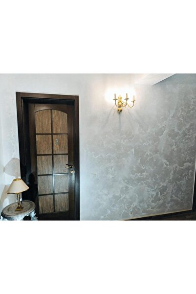 YaYa Color Luxury Decorative Paint, Eva Madreperla with Glass Flakes, Pearl White, 1 Liter