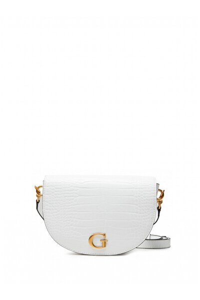 Guess Guess, Danna, Poliuretan, Geantă textilă, Alb, HWCA8420190WHI, Pentru femei, 24 x 17 x 5 cm