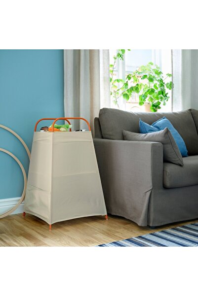 AZOZ MERCHLY Storage with compartments, beige/orange