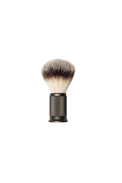 DEPOT , Accessories No. 734 Vintage, Artificial Fiber, Face Shaving Brush, Anthracite Metal