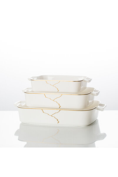 Malooki Set of 3 heat-resistant oven trays