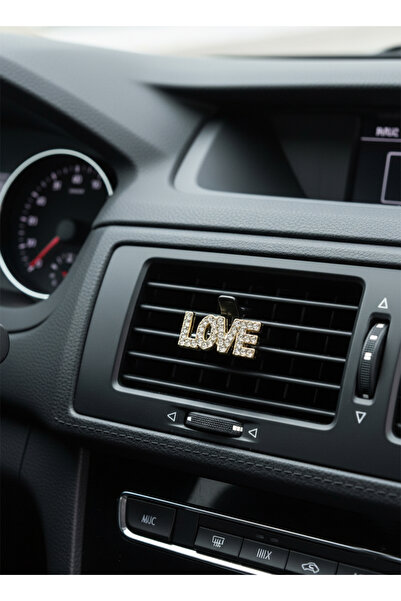 Çiçek Antalya Stone Air Conditioner Grill and Torpedo Ornament Love Stone Gold Princess Gold Color