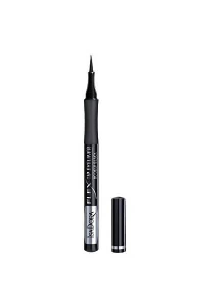 Isadora , Flex Tip, Liquid Eyeliner, 80, Deep Black, 1 ml