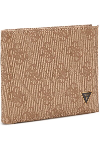 Guess Guess, Vezzola, Textile Wallet, Small Billfold, SMVZLALEA20, Brown, For...