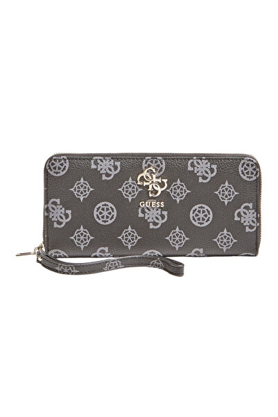 Guess Guess, Digital, Textile Wallet, SLG Large Zip, Black, For Women