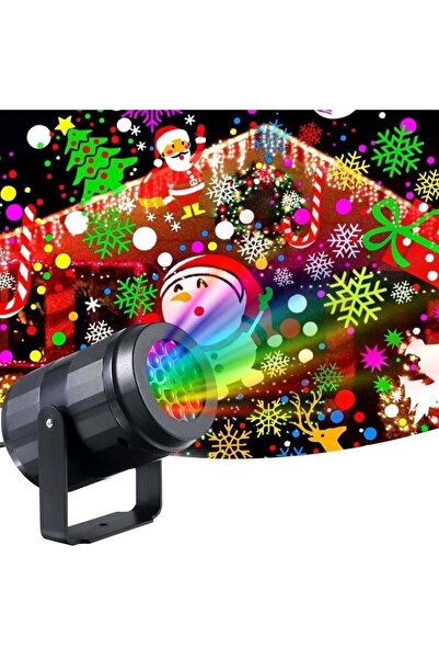 divendi-ro Proiector laser LED de Crăciun pentru exterior sau interior, 16 mo...