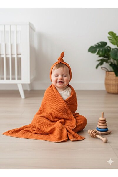 Butik Center Premium Muslin Blanket 110X120 |   Newborn Baby Blanket, Summer and Winter Use