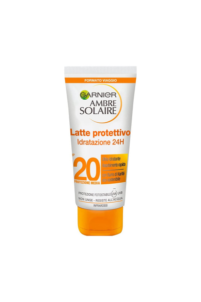 Garnier , Ambre Solaire - Latte Protettivo, Protection From The Elements, Sunscreen Lotion, SPF ...